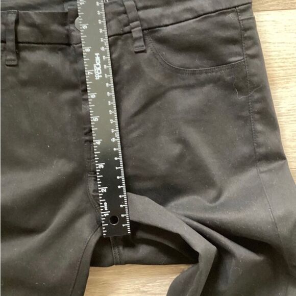 J Brand Jeans Women’s Size Waist 27 Color Black Mid- Rise Anja Cuffed Crop - Picture 6 of 10